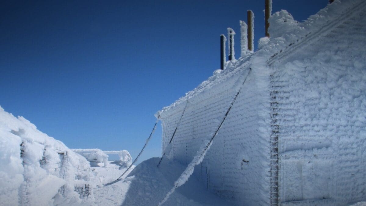 Original site of the Mount Washington Observatory.
