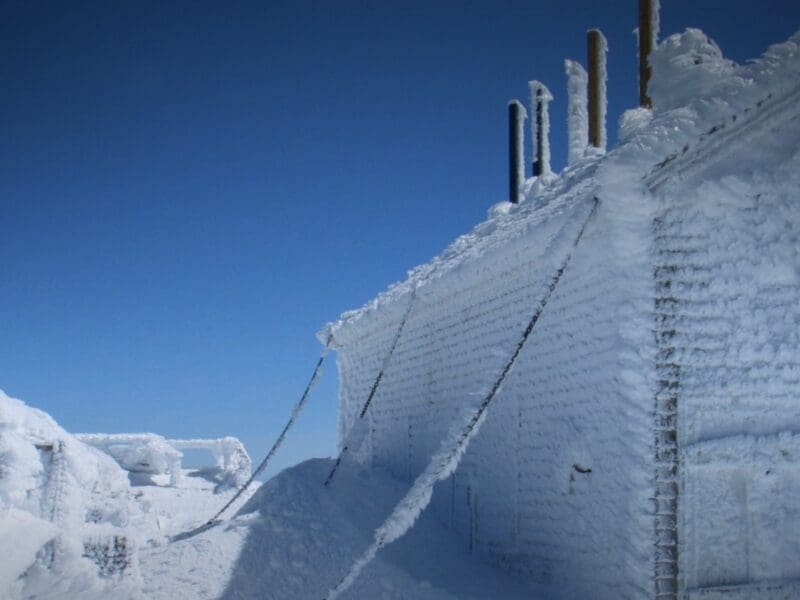 Original site of the Mount Washington Observatory.