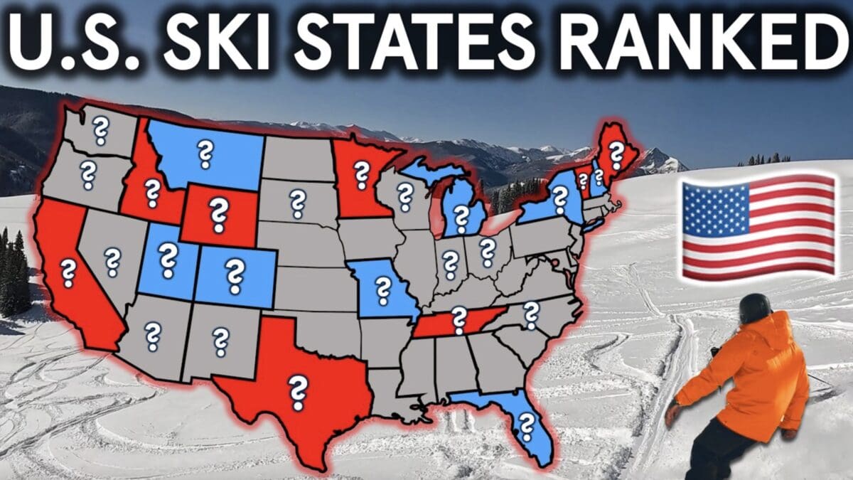 15 U.S. Ski States Ranked From Worst To Best