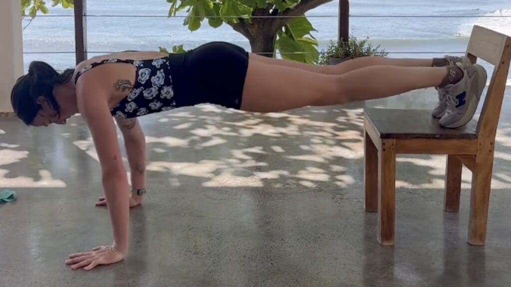 Limited-equipment training for ski season.