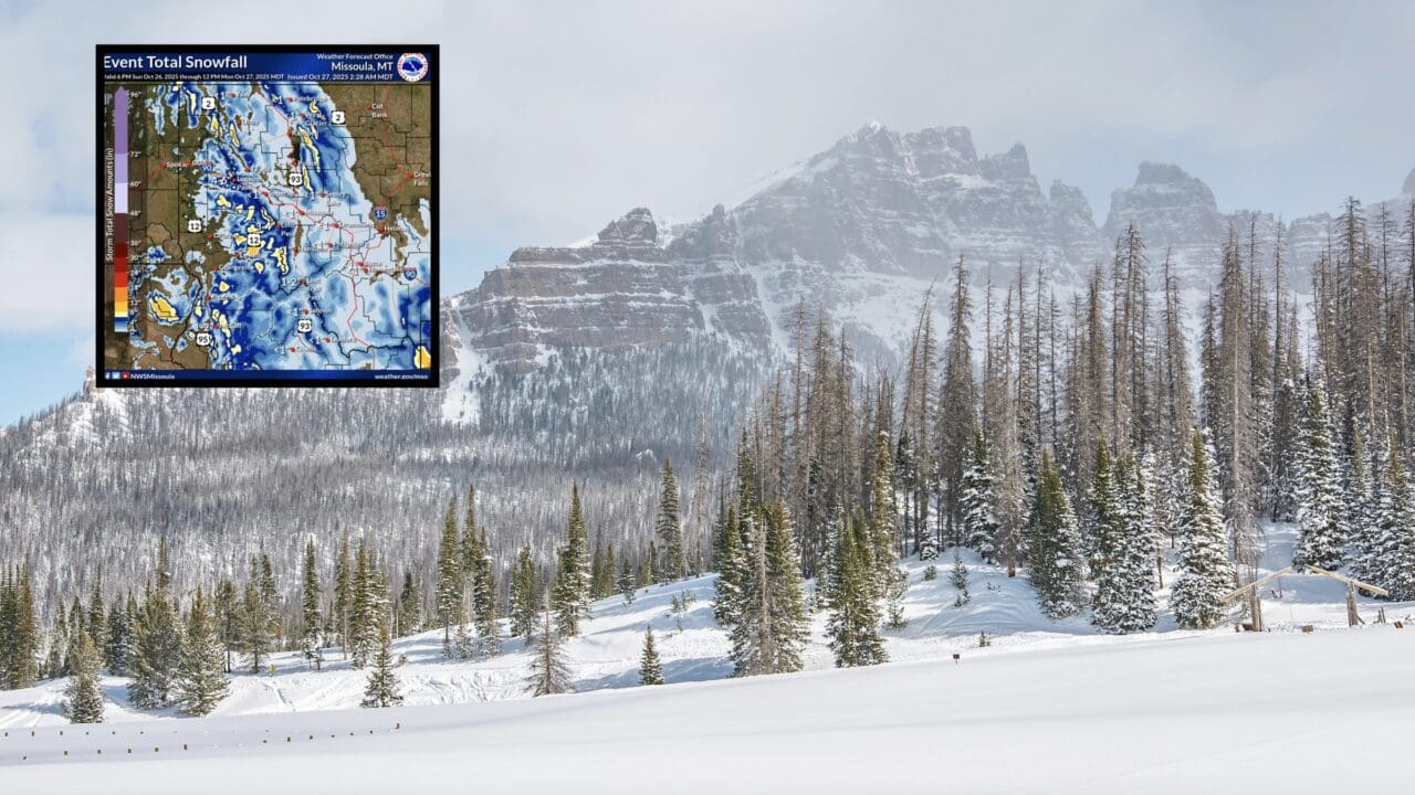 Winter Weather Advisories issued in Utah, Wyoming, and Idaho.