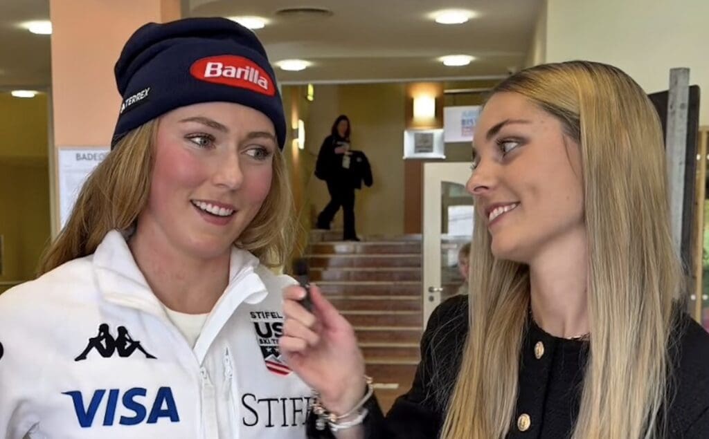 Mikaela Shiffrin meets her fan club