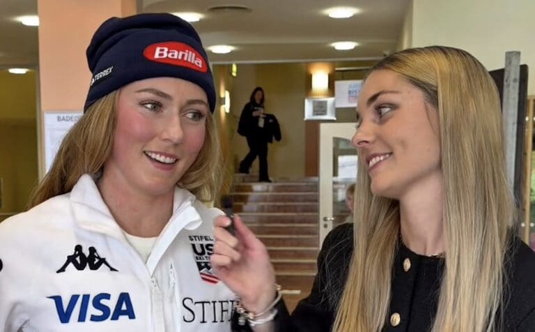 Mikaela Shiffrin meets her fan club