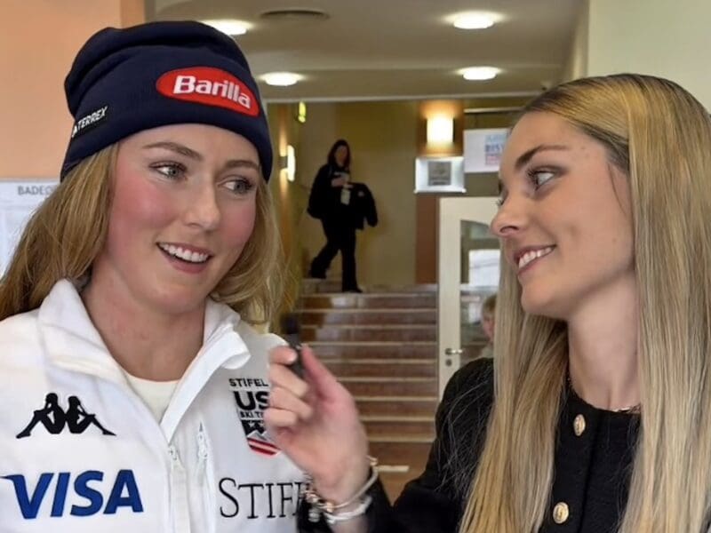 Mikaela Shiffrin meets her fan club