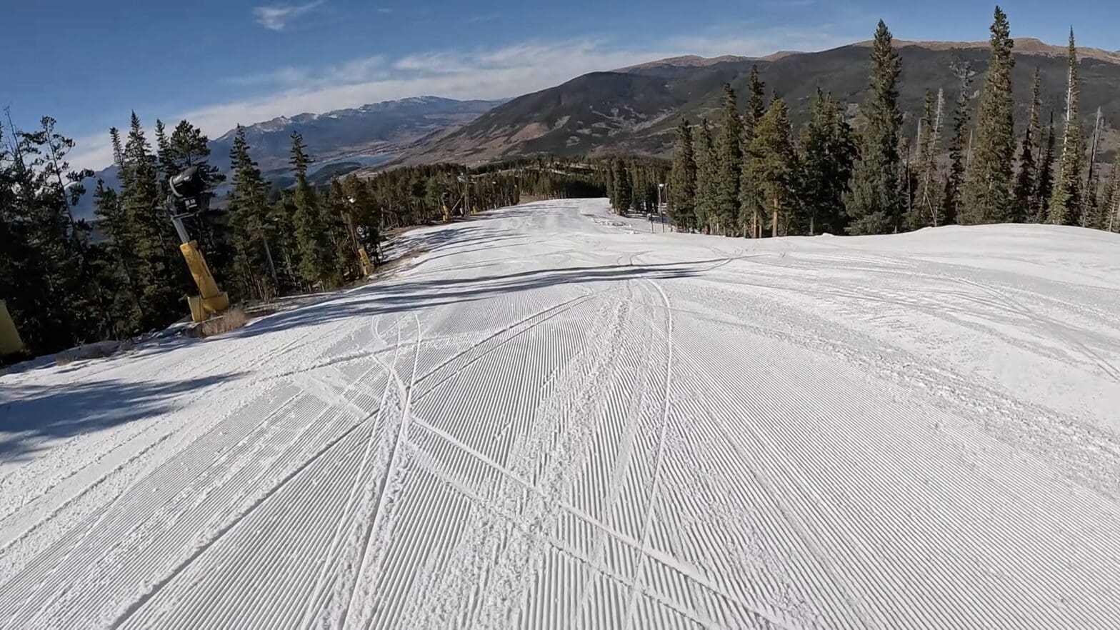 Watch: Skier Gets First Tracks At America's First To Open Ski Resort