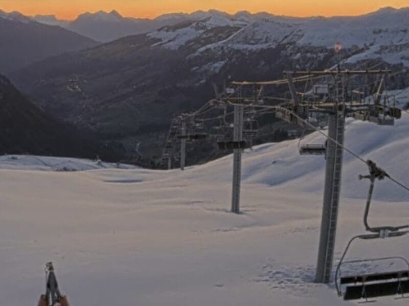 It's looking a lot like winter in the Alps.