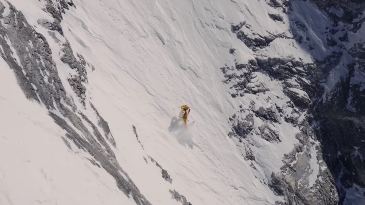 Jim Morrison first descent of Everest's Hornbein Couloir.