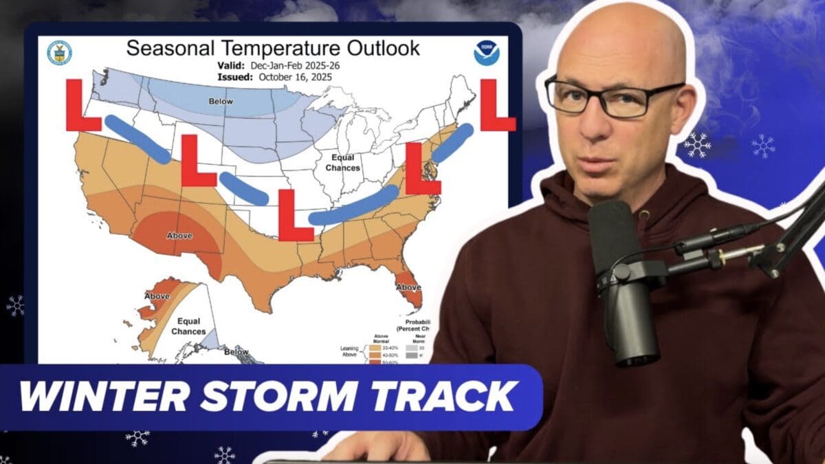 Winter weather forecast with Weather With Travis.