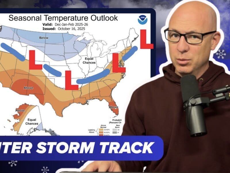 Winter weather forecast with Weather With Travis.