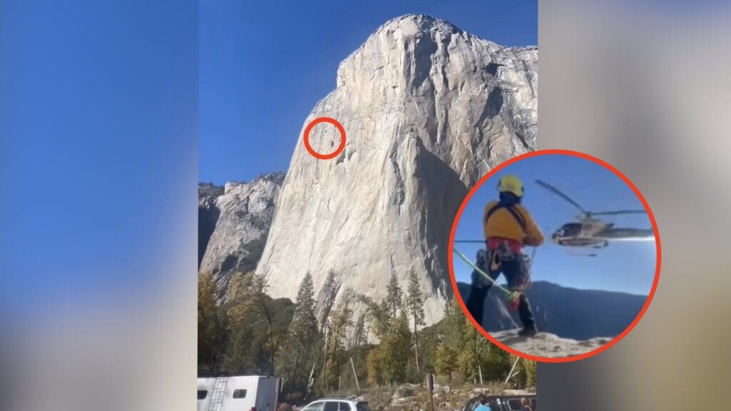 Yosemite El Capitan Rescue.