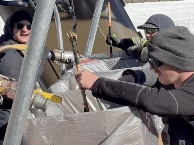 Loveland Ski Area tests new chairlift.