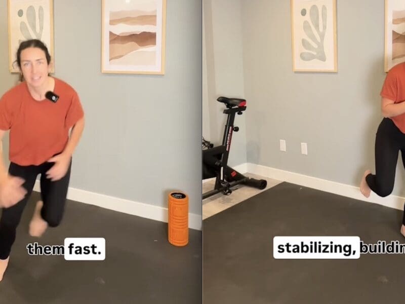 Skater hops exercise.