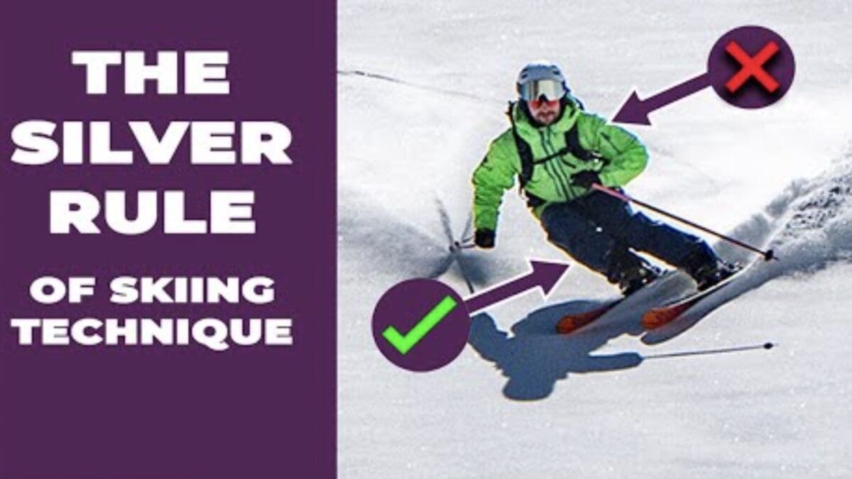 Silver rule of ski technique.