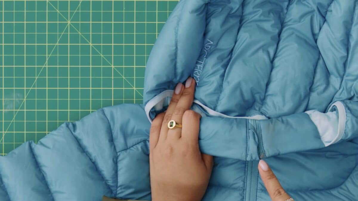 Washing your down ski equipment.