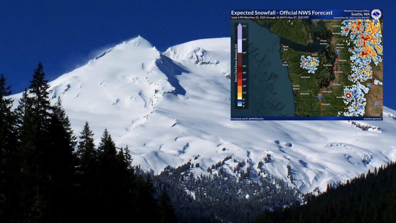 Mt. Baker in Washington.