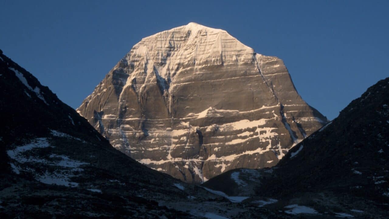 Mount Kailash, one of the tallest unclimbed mountains in the world.