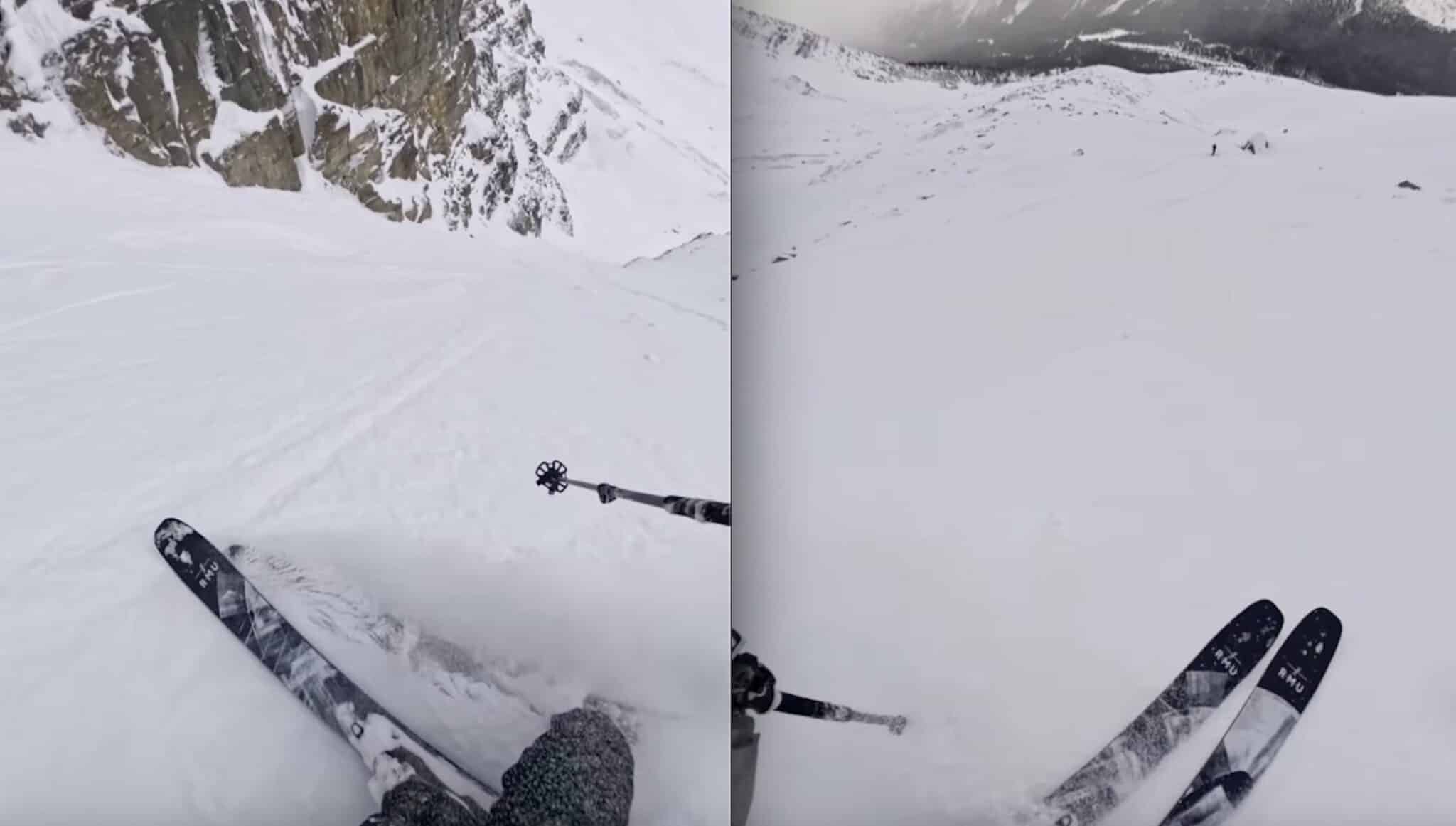 Professional Skier Captures Incredible November 10th Powder Run