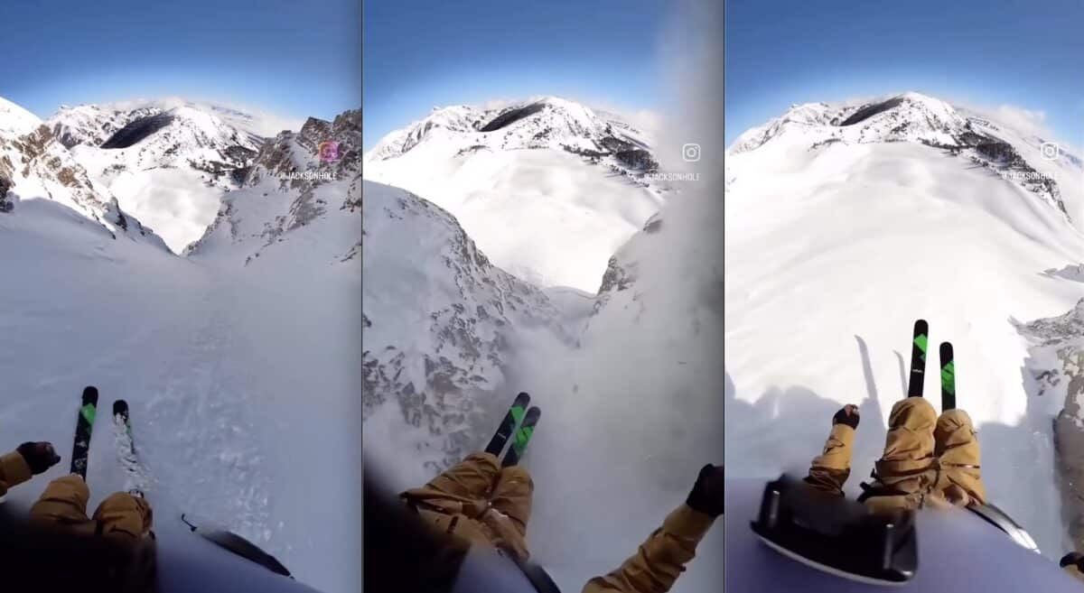 Jim Ryan @ Central Couloir, Jackson Hole