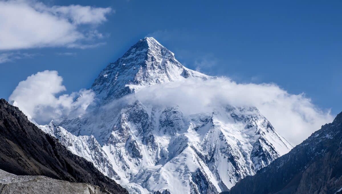 K2, one of 14 8,000 meter peaks.