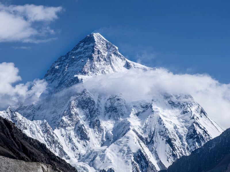 K2, one of 14 8,000 meter peaks.