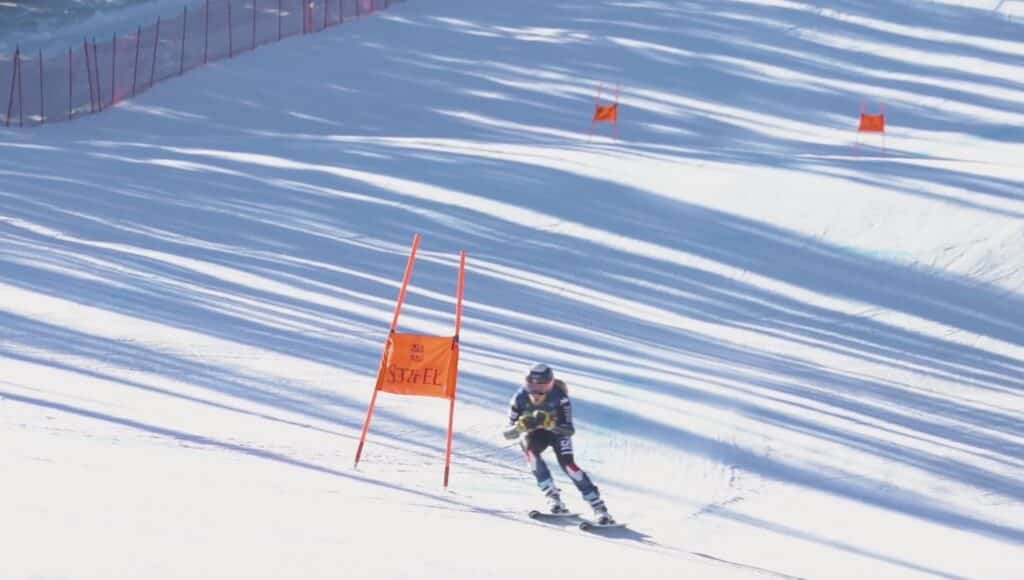 Ski racing at Copper Mountain.