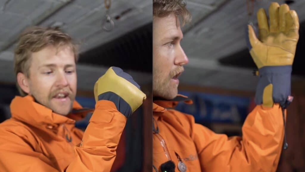 Under vs. over-the-cuff gloves.