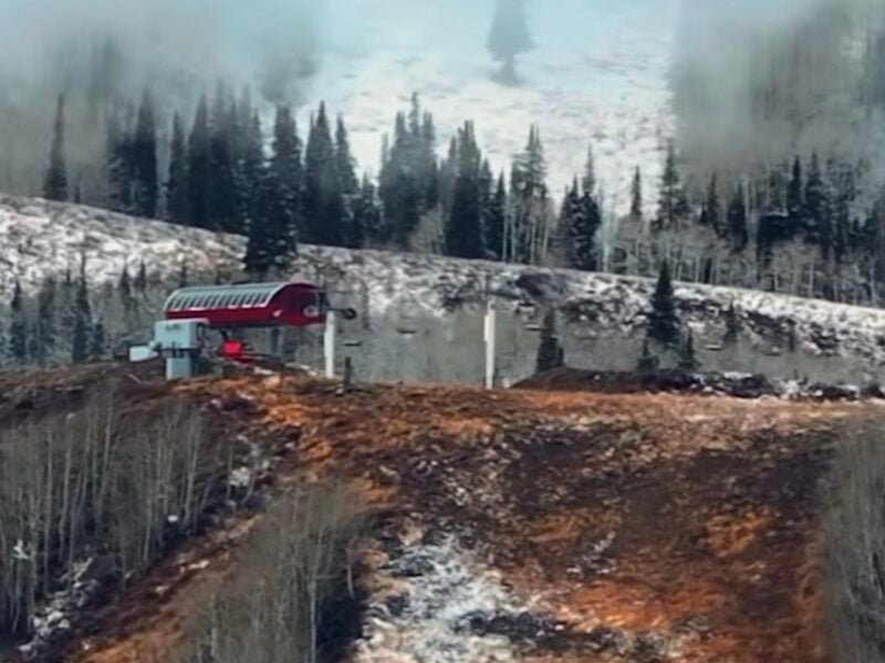 Winter is taking the scenic route to Park City.