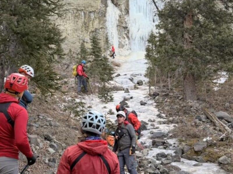 Deceased ice climber recovered from Ouray County Trail.