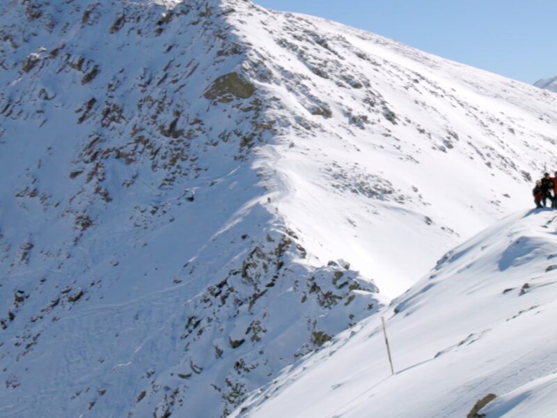 Ski terrain for expert skiers.