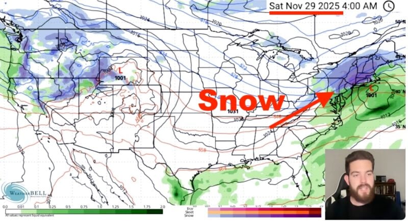 Weather MAp of The United States