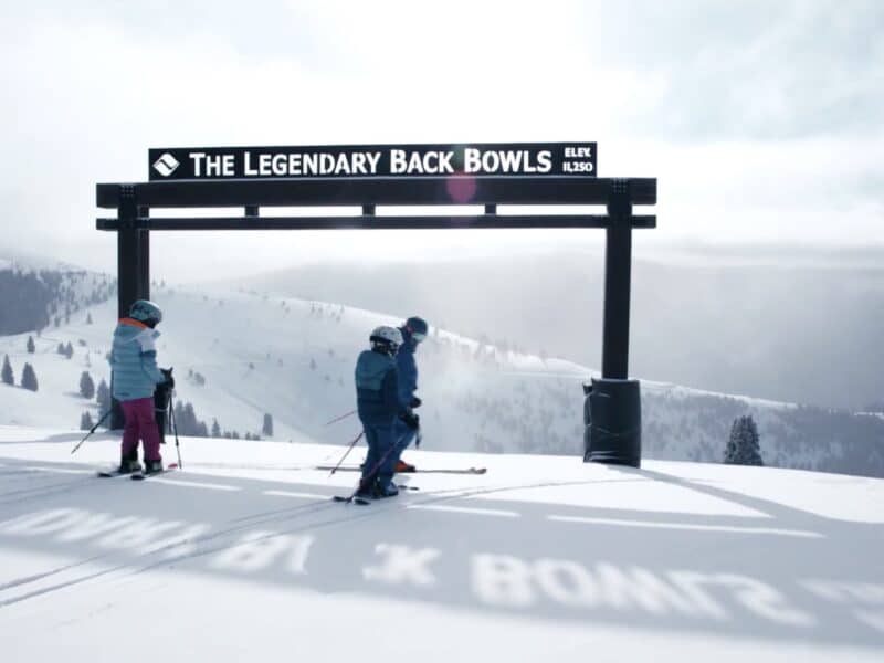 Vail, Colorado's largest ski resort.