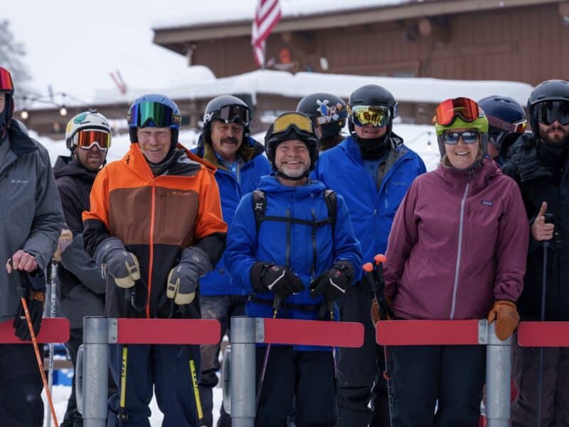 Arizona Snowbowl opening day.
