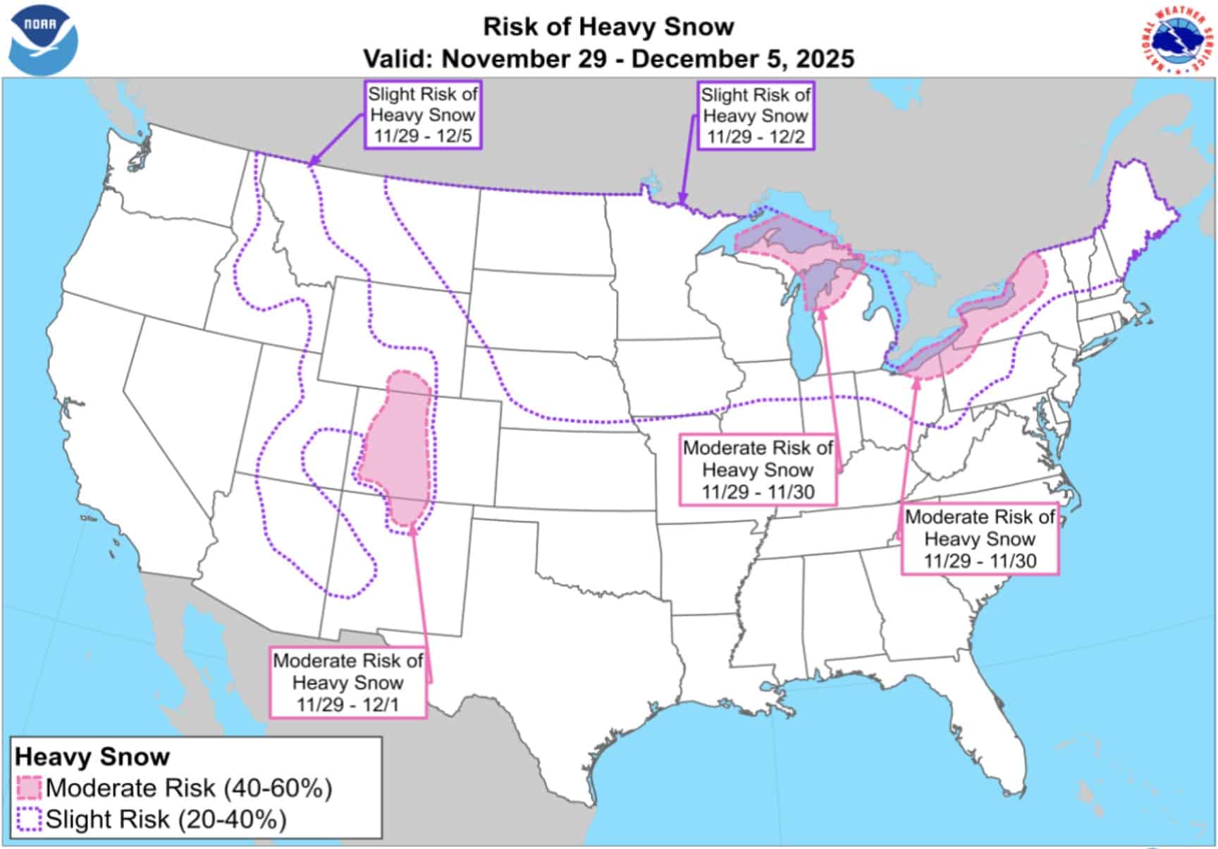 Risk of Heavy Snow.