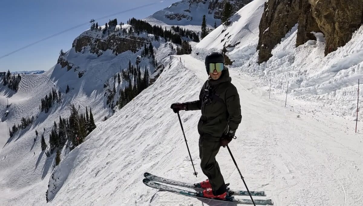 Skiing the longest continuous run in the U.S.