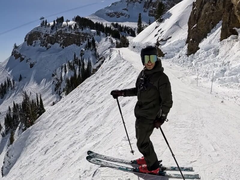 Skiing the longest continuous run in the U.S.