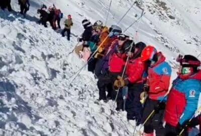250 person rescue operation @ Stubai Glacier Ski Resort