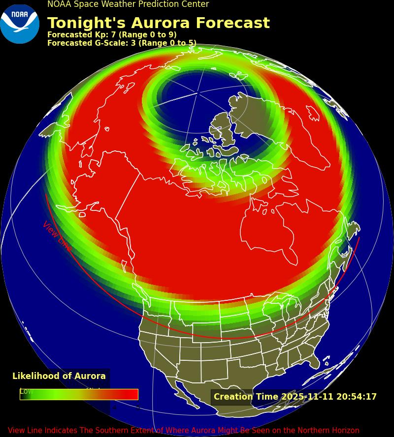 NOAA Aurora Viewline.