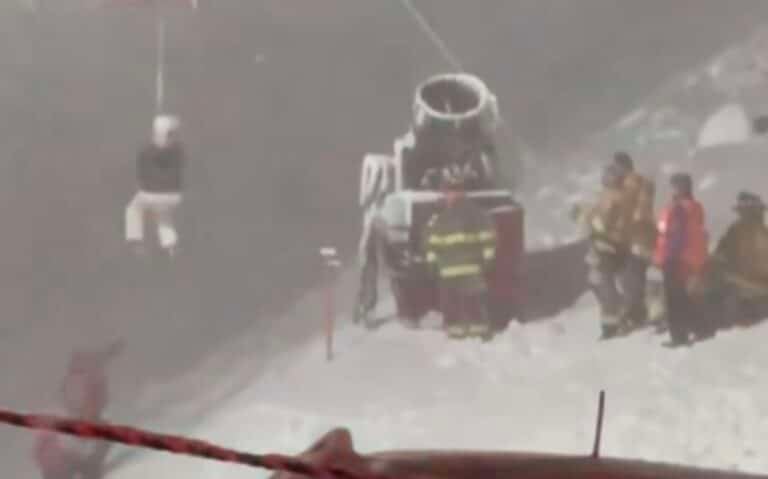 Chair 1 evacuation @ Sunburst Ski Area