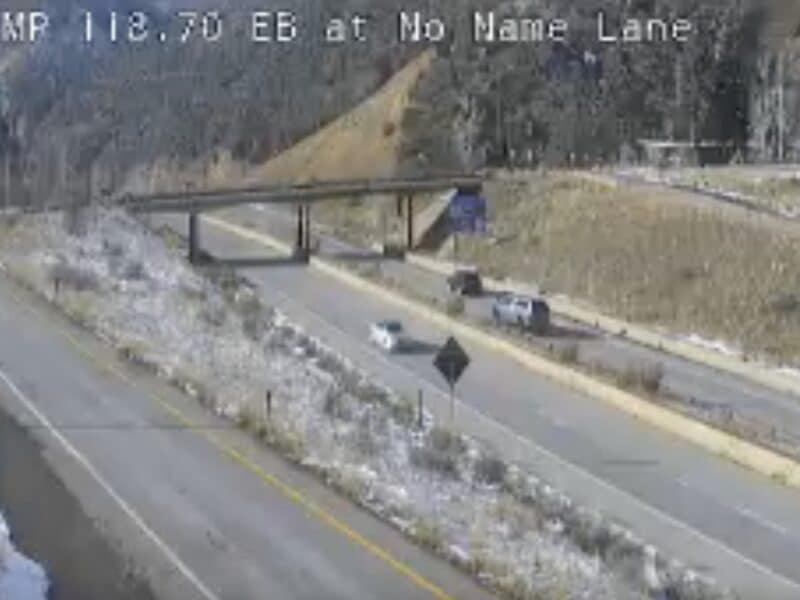 I-70 near the sight of Sunday's pile-up.