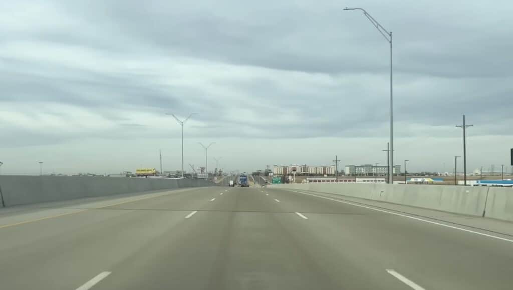 Interstate 40 in Texas.