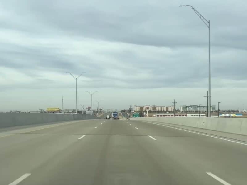 Interstate 40 in Texas.