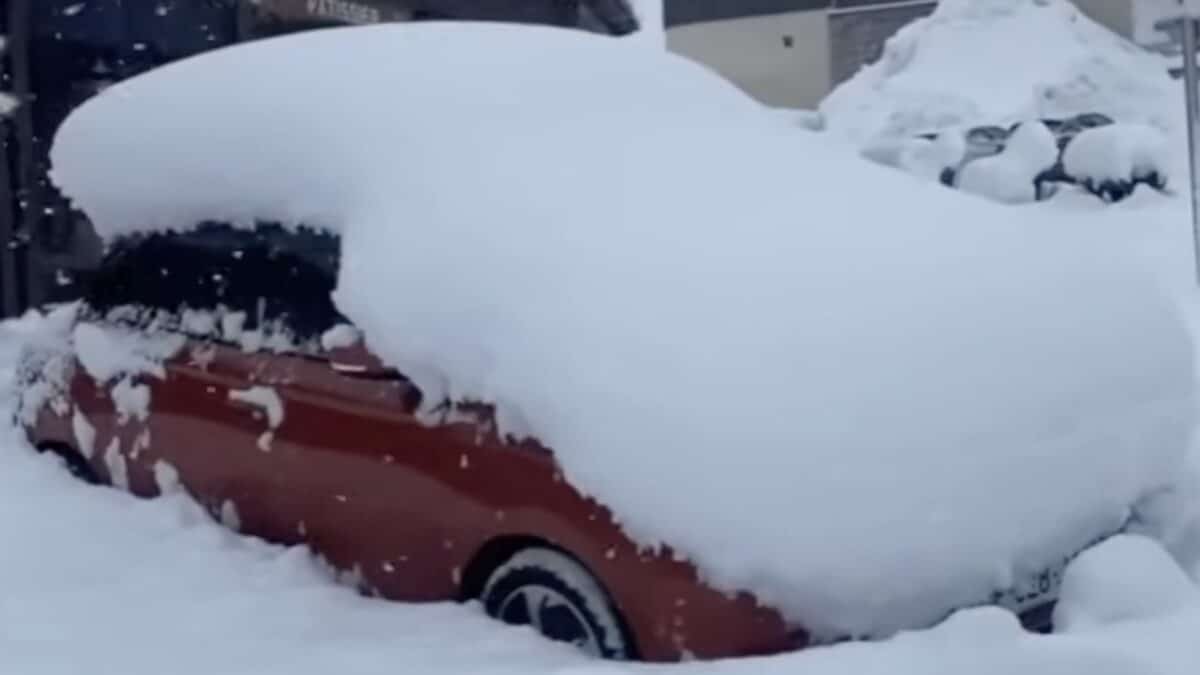 Parts of the Alps have seen the most snow in 30 years.