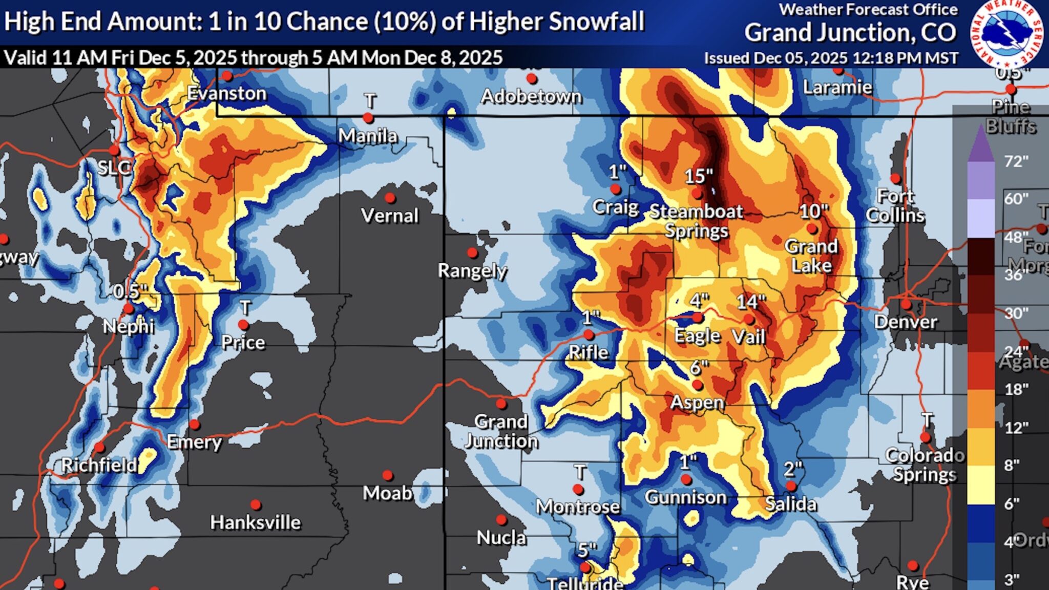 Several Feet Of Snow Expected Across Colorado This Weekend Several Feet Of Snow Expected Across Colorado This Weekend