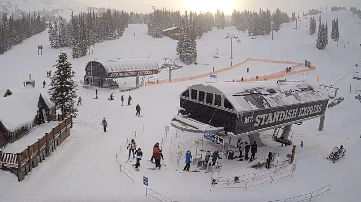 Banff Sunshine live camera.