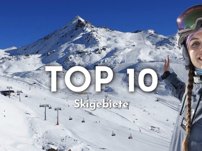 The top 10 ski resorts in the Alps.