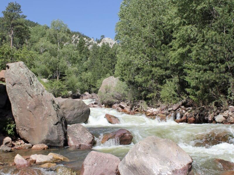 Eldorado Canyon State Park, where a climber was rescued on Thursday.