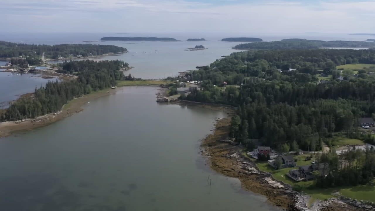 The New England coast.