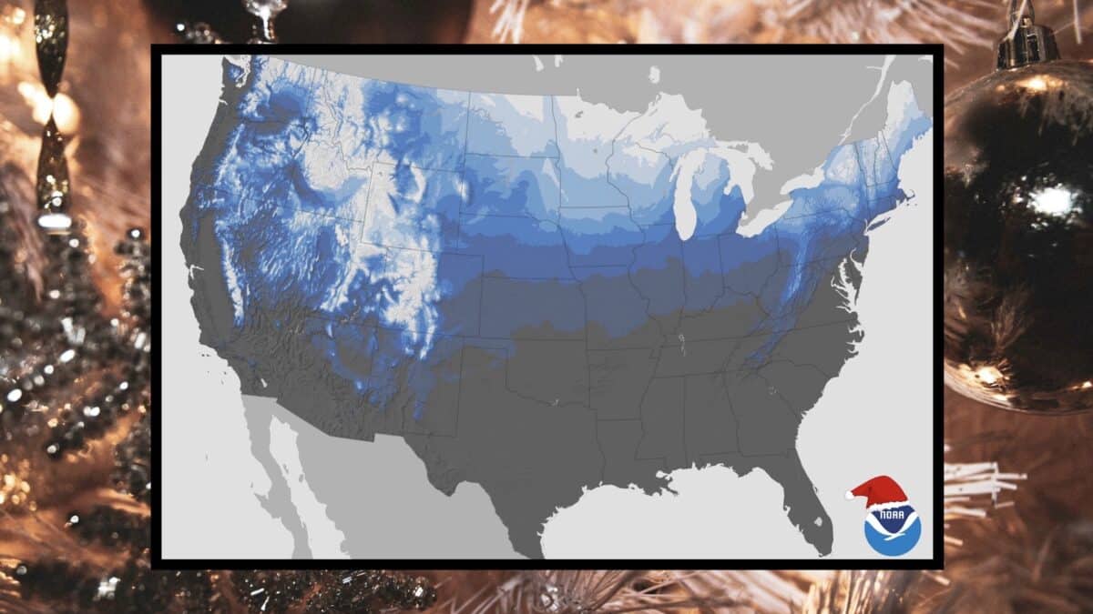 Will You See A White Christmas? Here Are The Historic Odds