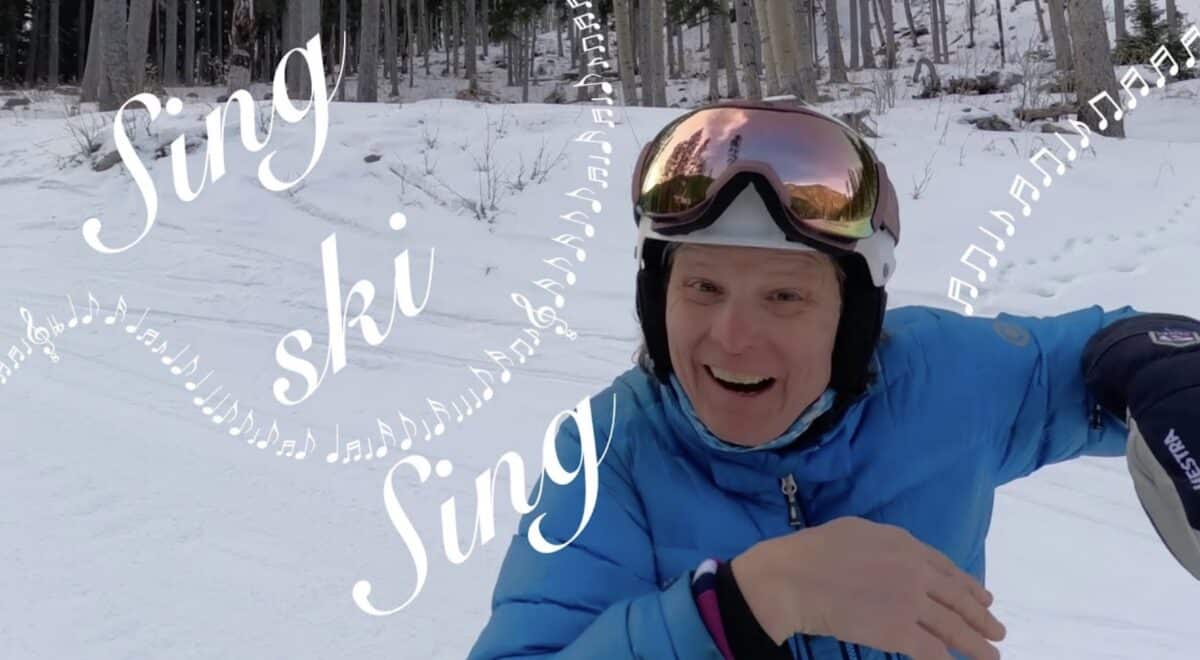 Deb Armstrong explains ankle movement in skiing.