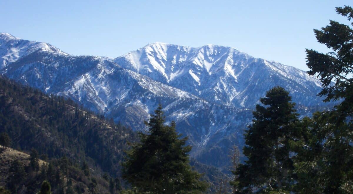 California's Mount Baldy.
